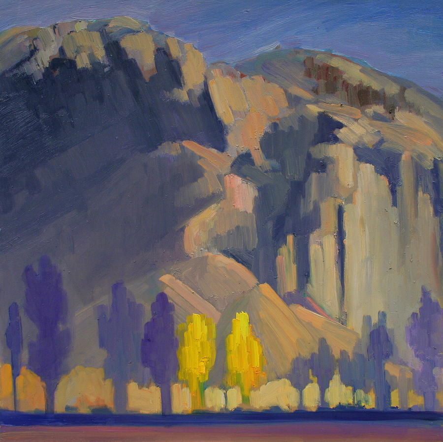 Coyote Mt Colville Reservation Painting by Gregg Caudell