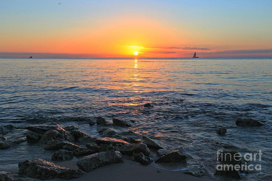 Cozumel Photograph - Cozumel Sunset by Adam Jewell
