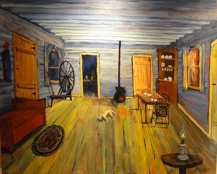 Cozy Cabin Life Painting by Brent Arlitt