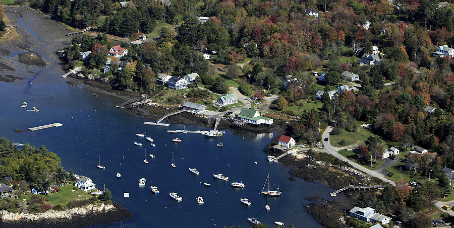 Cozy Harbor, Southport Photograph by Dave Cleaveland - Fine Art America