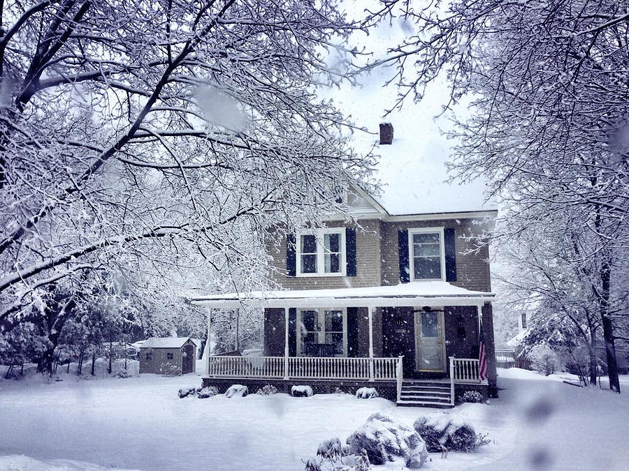 Cozy Winter Home Photograph by Lexi Heft
