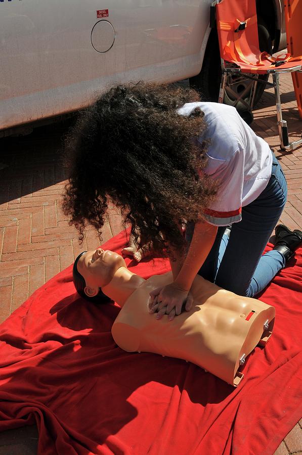 Cpr Training Photograph by Photostock-israel
