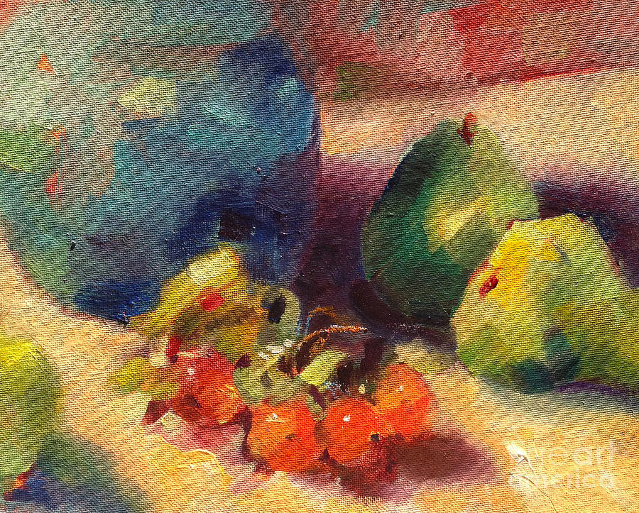 Crab Apples and Pears Painting by Michelle Abrams