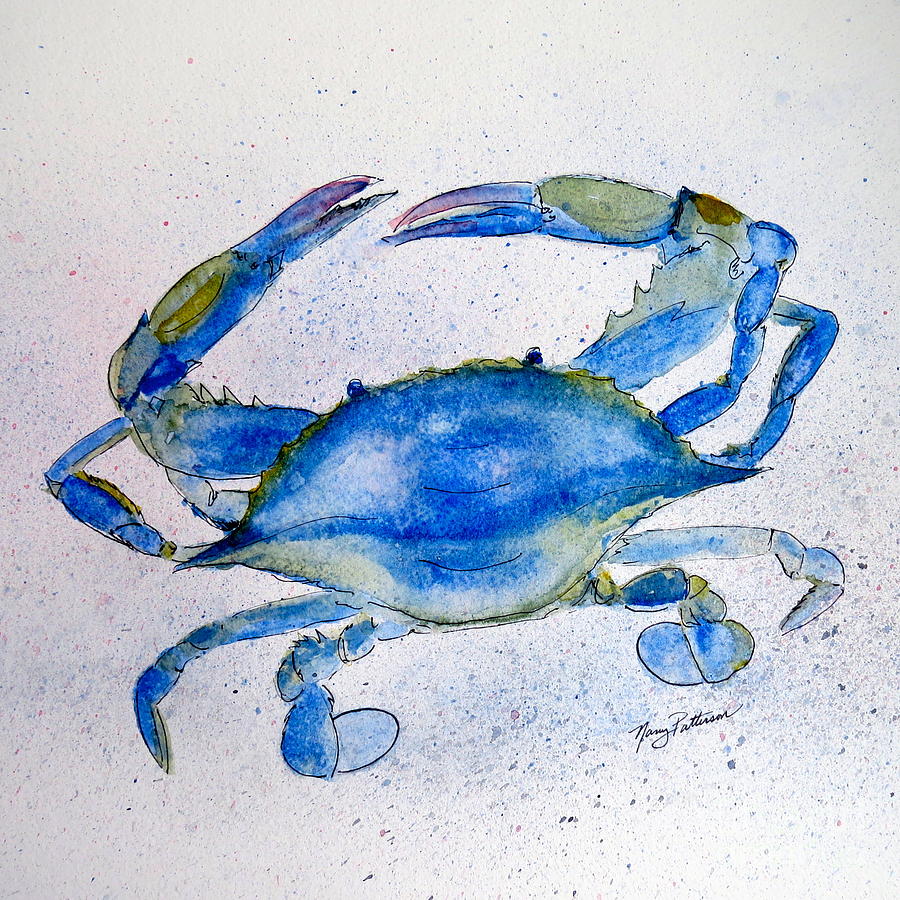 Crab  Painting by Nancy Patterson
