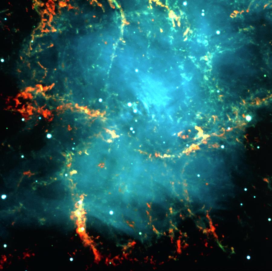 Crab Nebula Photograph by European Southern Observatory / Science Photo Library