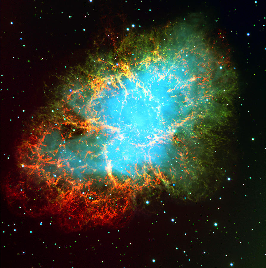 Interstellar Photograph - Crab Nebula by Georgia Clare