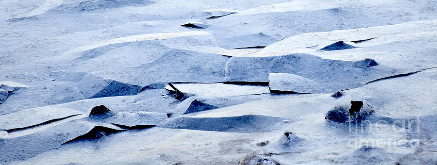 Cracked Icescape Photograph by Liz Leyden