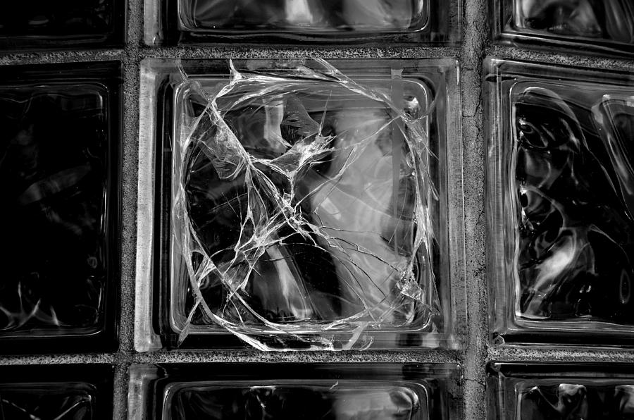 Cracked in Black and White Photograph by Newel Hunter