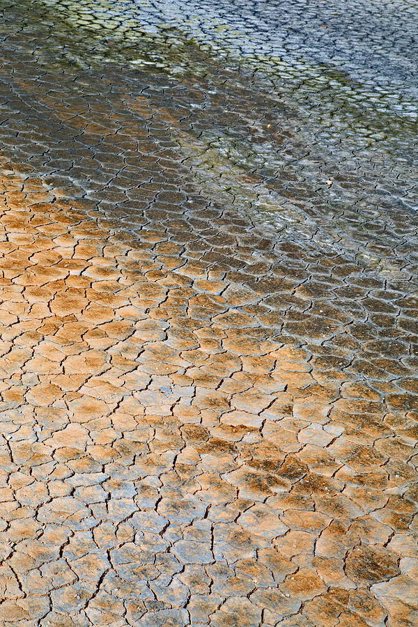Nature Photograph - Cracked Volcanic Mud by Dirk Ercken