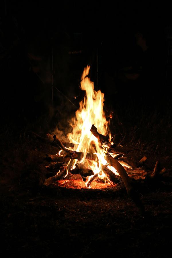 Nature Photograph - Crackling Bush Campfire by StaJa Photography