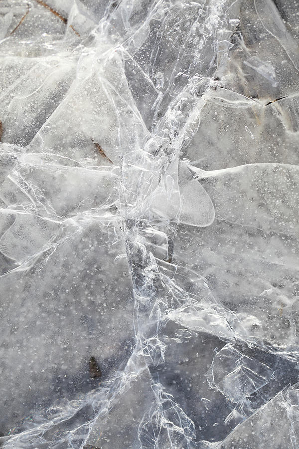 Cracks In Ice Photograph by Tricia Shay Photography
