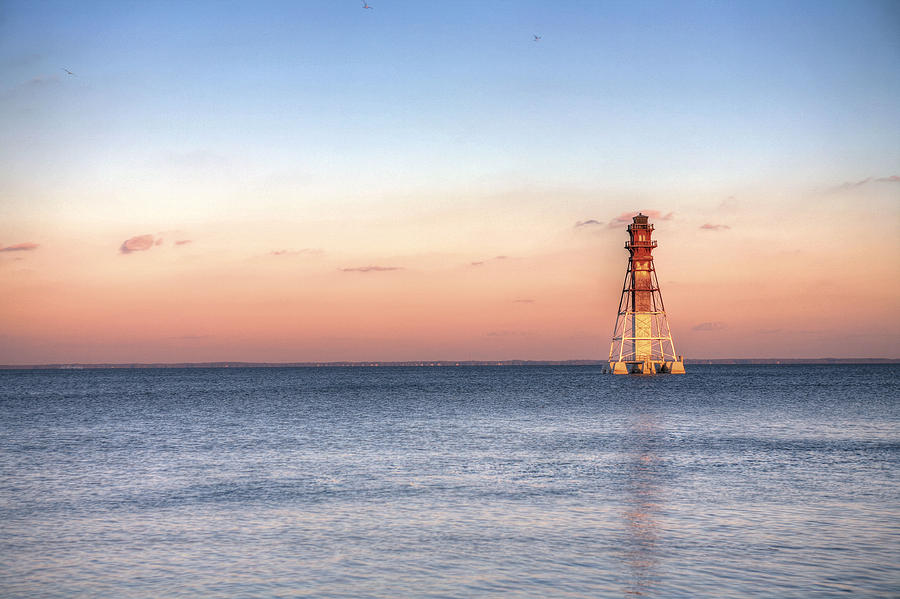Lighthouse Photograph - Craighill Channel Lighthouse by JC Findley