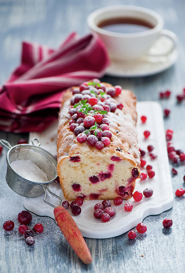 Cranberry Cake Photograph by Verdina Anna