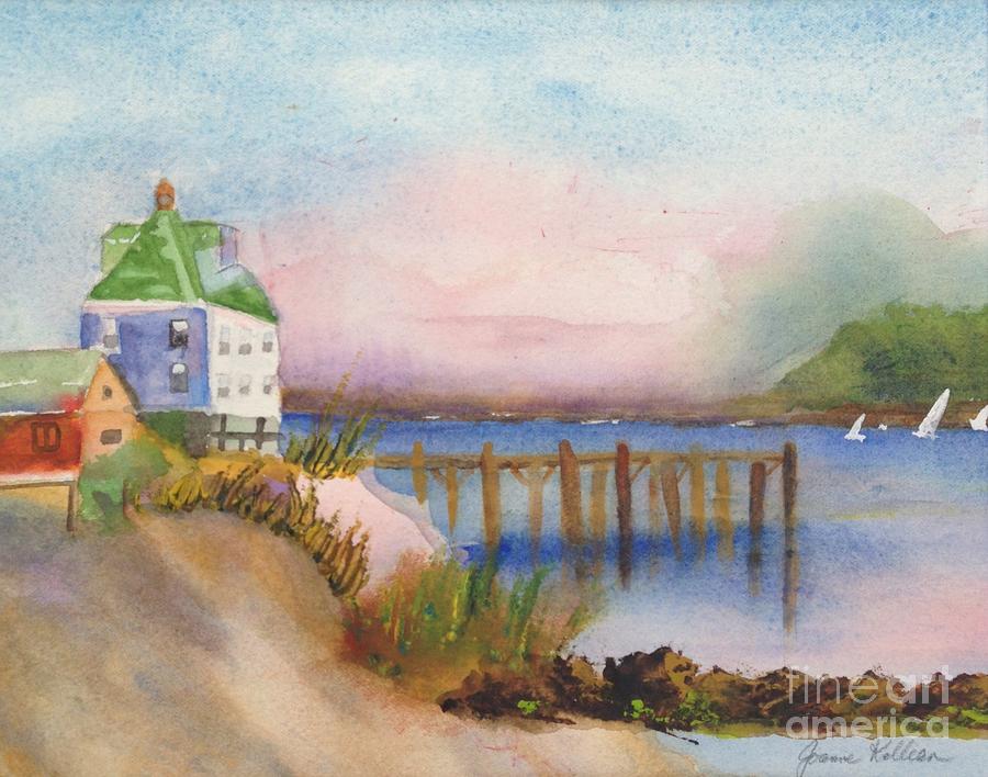 Boat Painting - Cranberry Islands by Joanne Killian