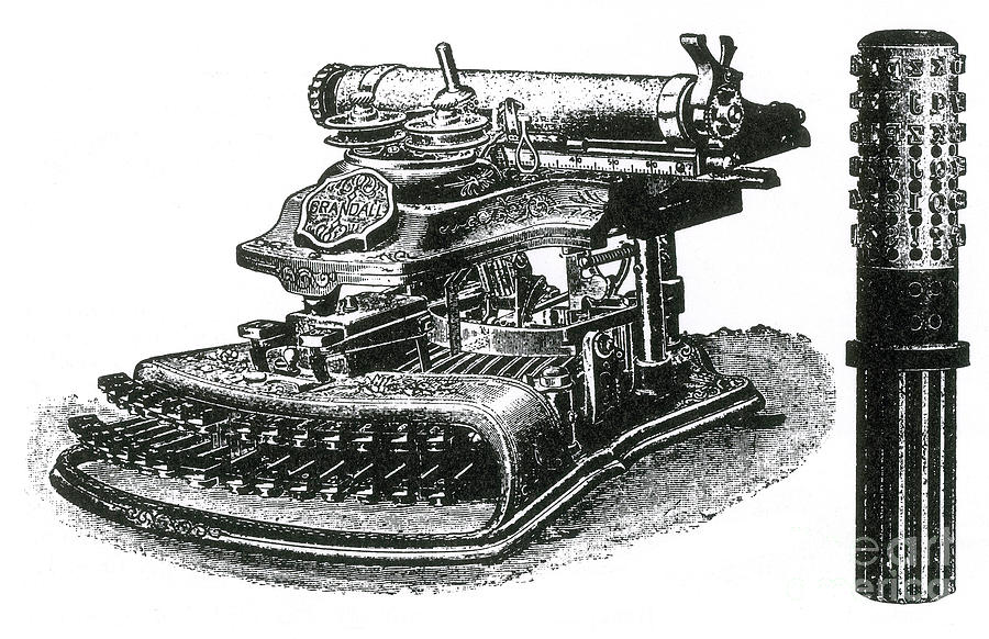 Crandall Typewriter, 1891 Photograph by Science Source