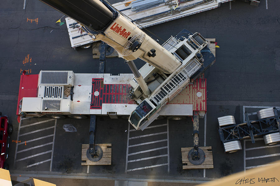 Crane Setup Photograph by Chris Martin