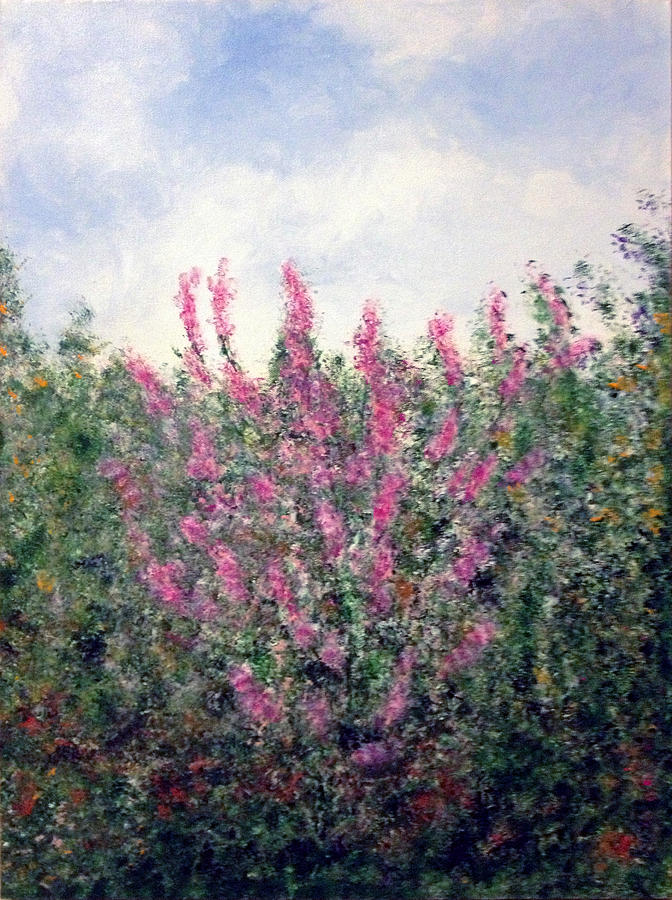 Crape Myrtle Painting by Mr Dill