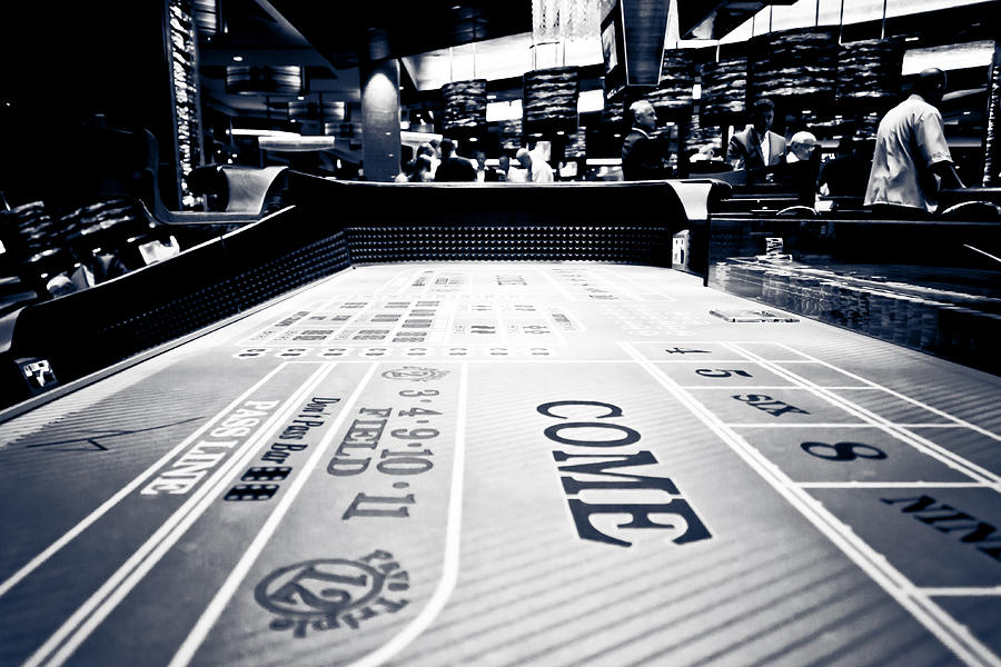 Craps Table in Las Vegas Photograph by Anthony Doudt