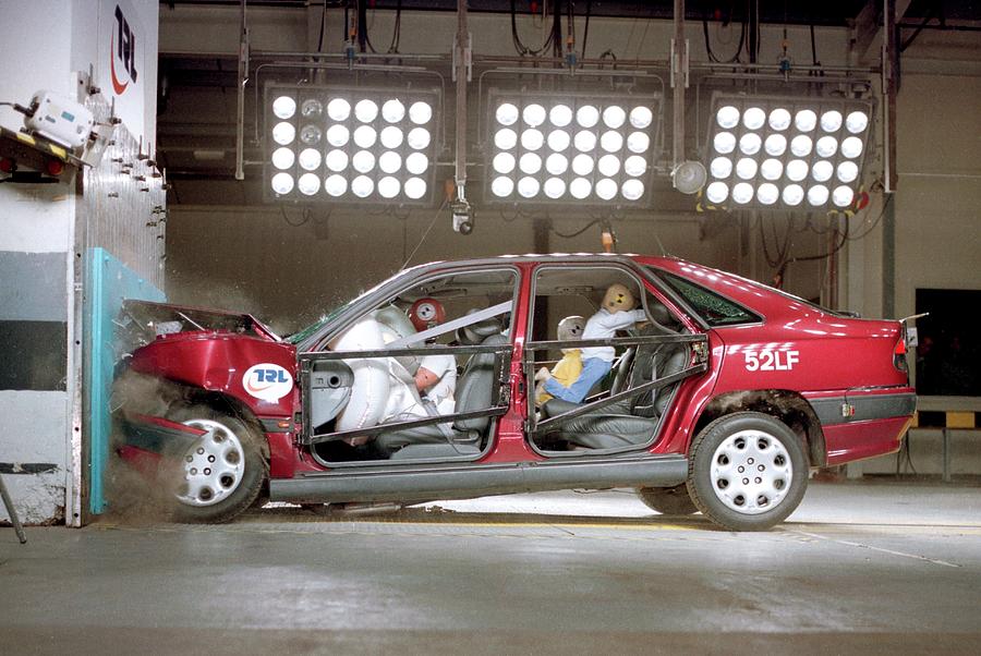 Crash Test Photograph by Trl Ltd./science Photo Library