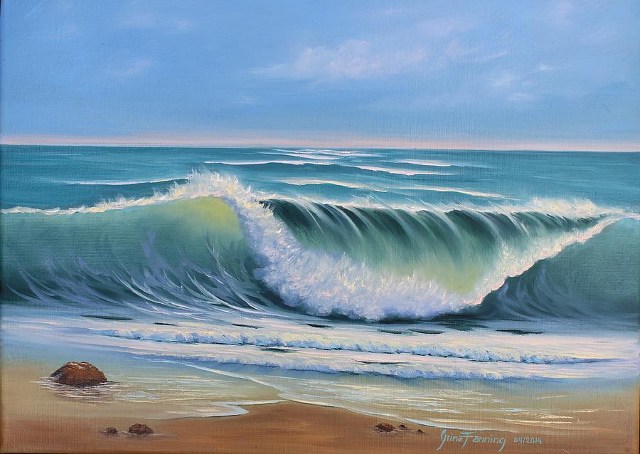 Crashing Wave Painting By Irina Fanning Fine Art America   Crashing Wave Irina Fanning 