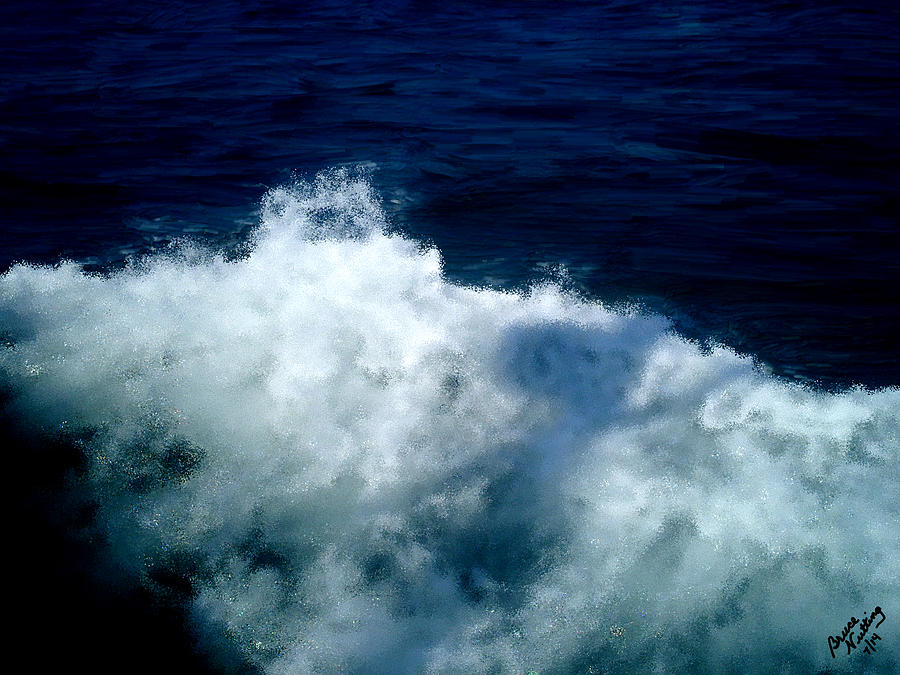 Crashing Waves Painting by Bruce Nutting