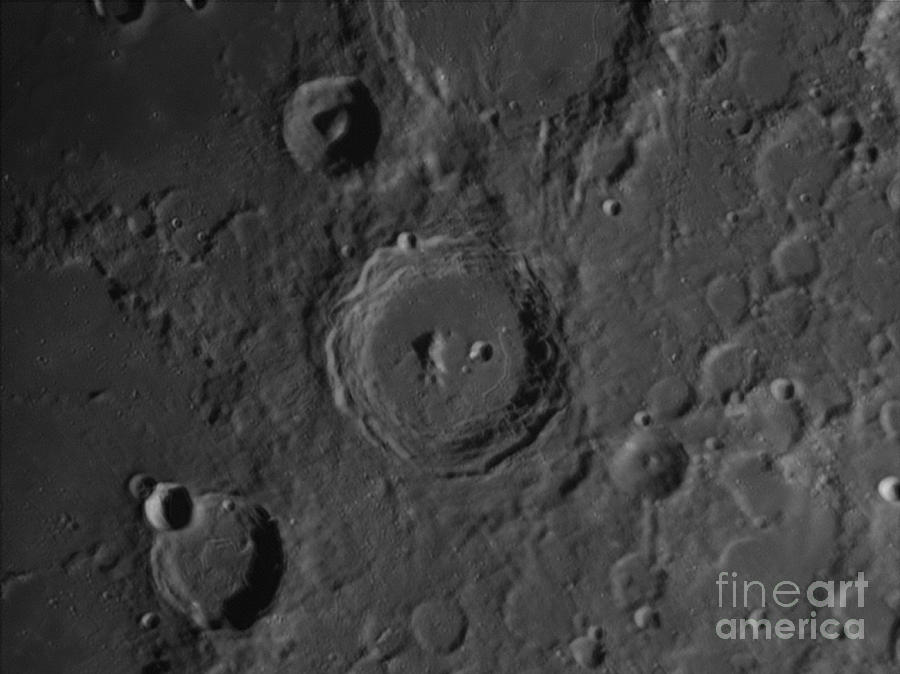 Crater Arzachel Photograph by John Chumack