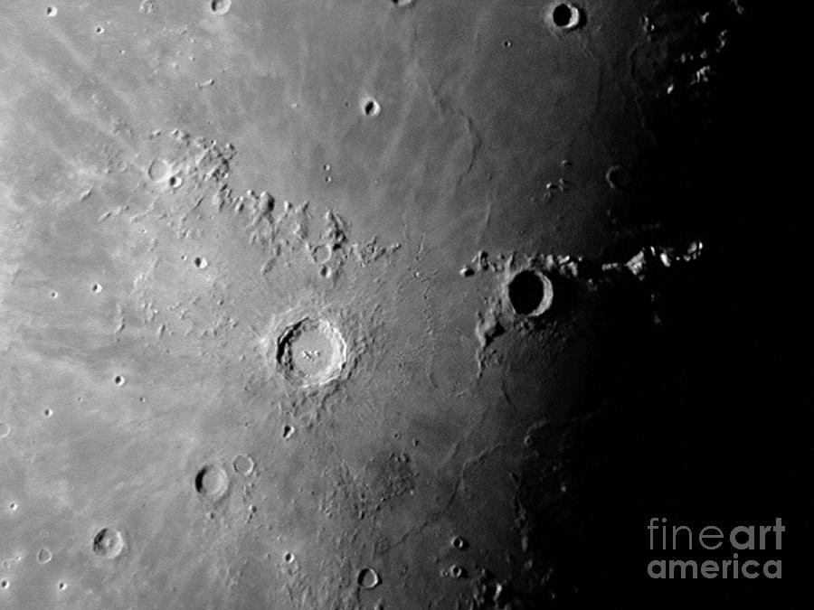 Crater Copernicus Photograph by Chris Cook