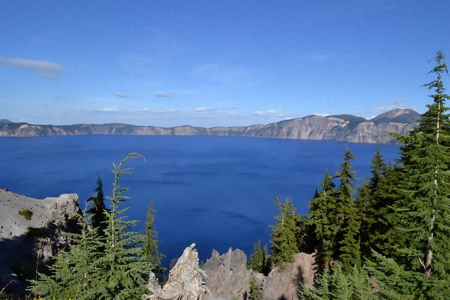 Crater Lake 1 Photograph by Fred Kraxberger | Fine Art America