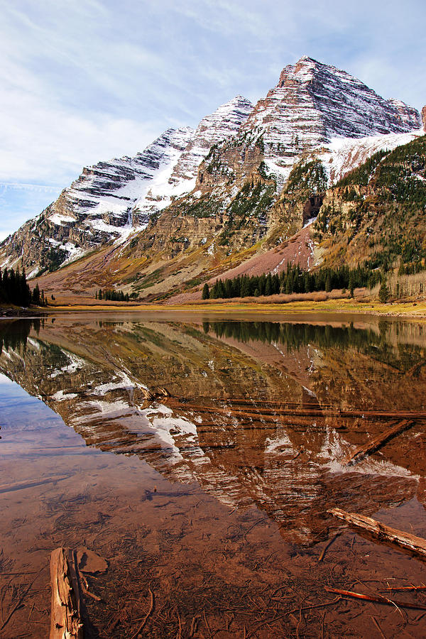 Crater Lake at Maroon Bells Photograph by Daniel Woodrum