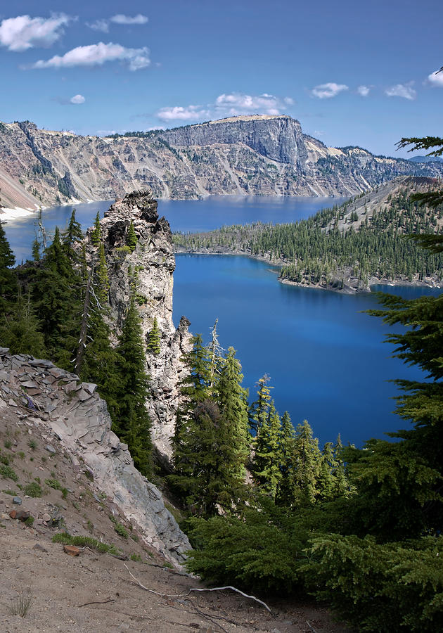 Crater Lake Photograph by Betty Depee