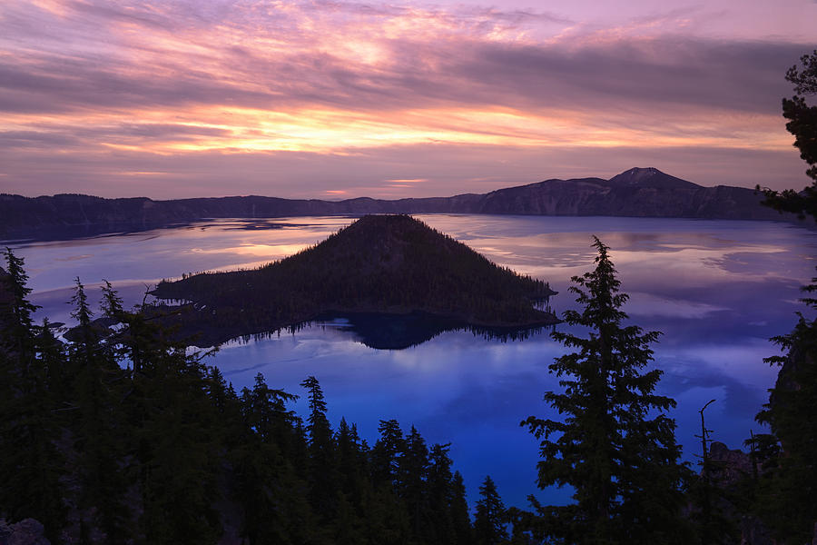 National Parks Photograph - Crater Lake by Christian Heeb