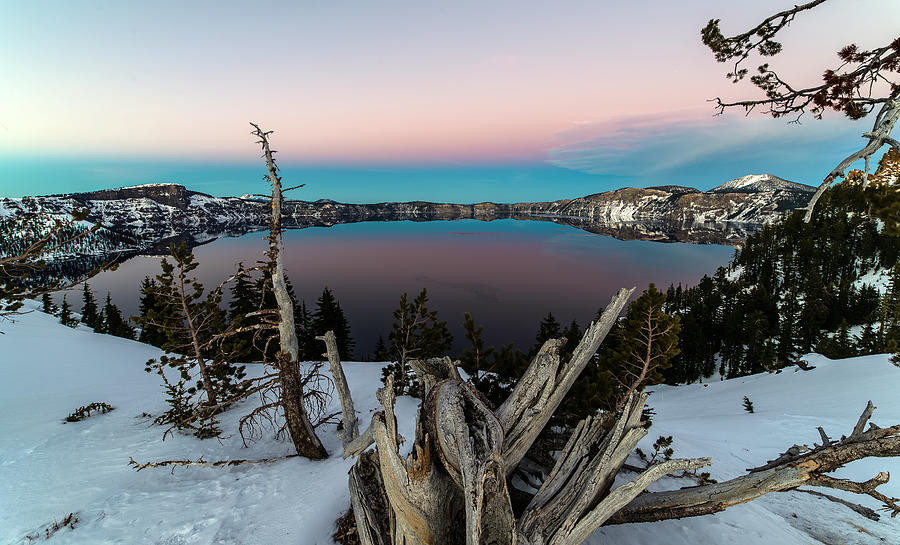 Crater Lake Photograph by Mike Ronnebeck