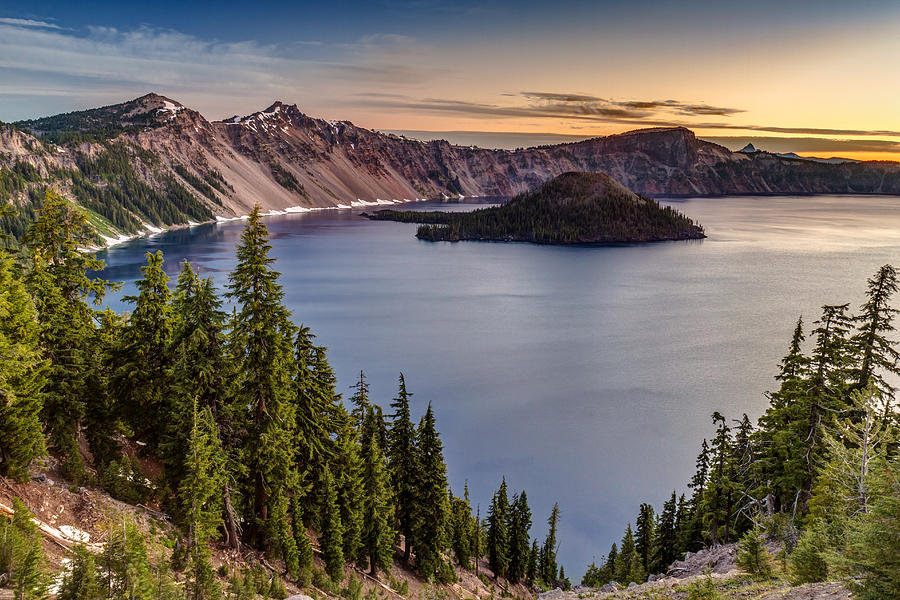 Crater Lake National Park Sunrise Photograph by Pierre Leclerc Photography