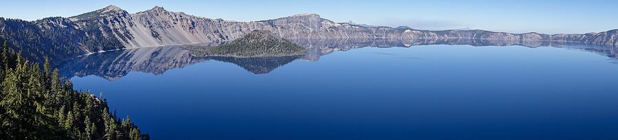 Crater Lake Panorama Photograph by Loree Johnson