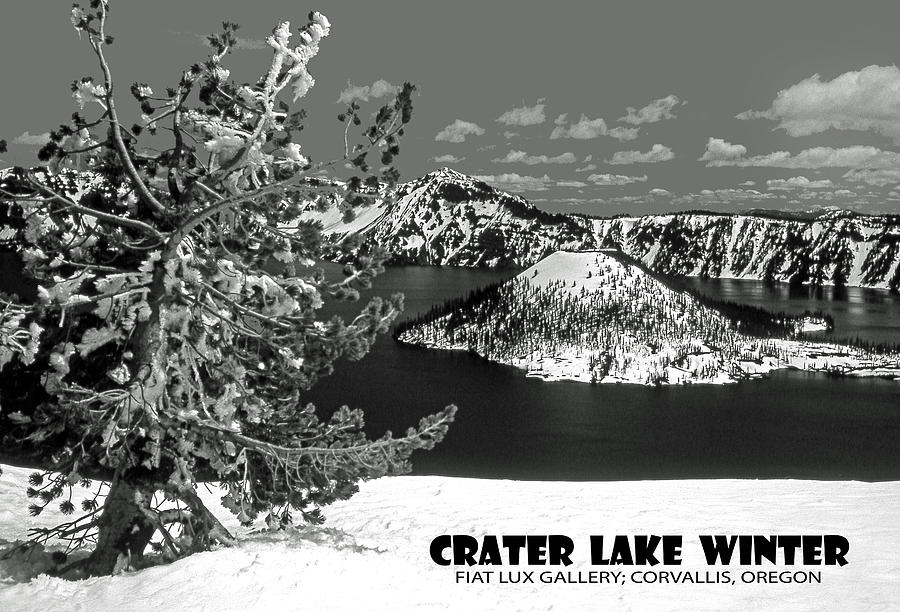 Crater Lake Winter Photograph by Michael Moore