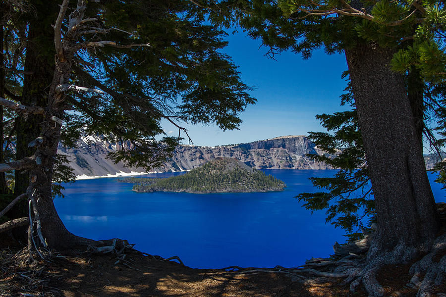 Crater Lake Wizzard Island Photograph by Andy Spliethof - Fine Art America