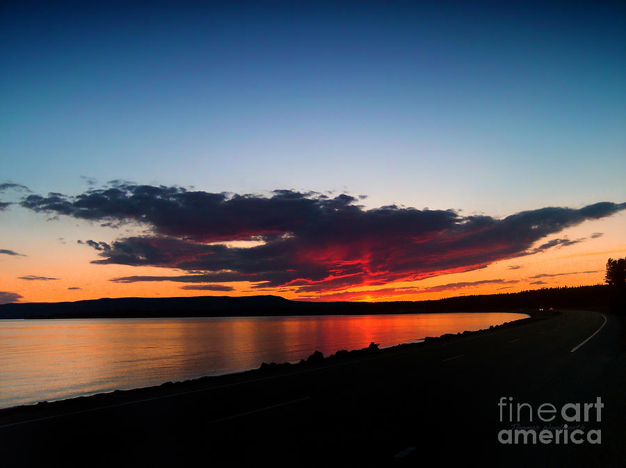 Crater Lake Yellowstone National Park Montana Photograph by Thomas Woolworth