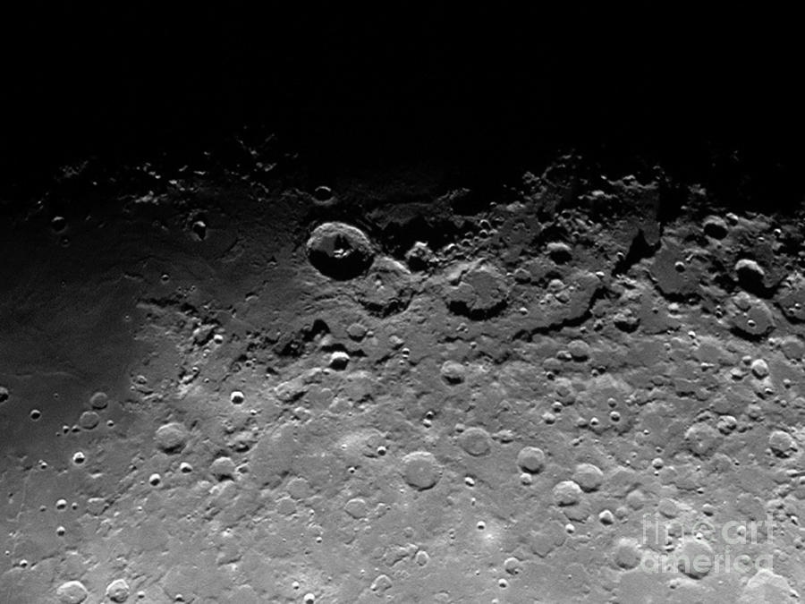 Crater Theophilus Photograph by Chris Cook