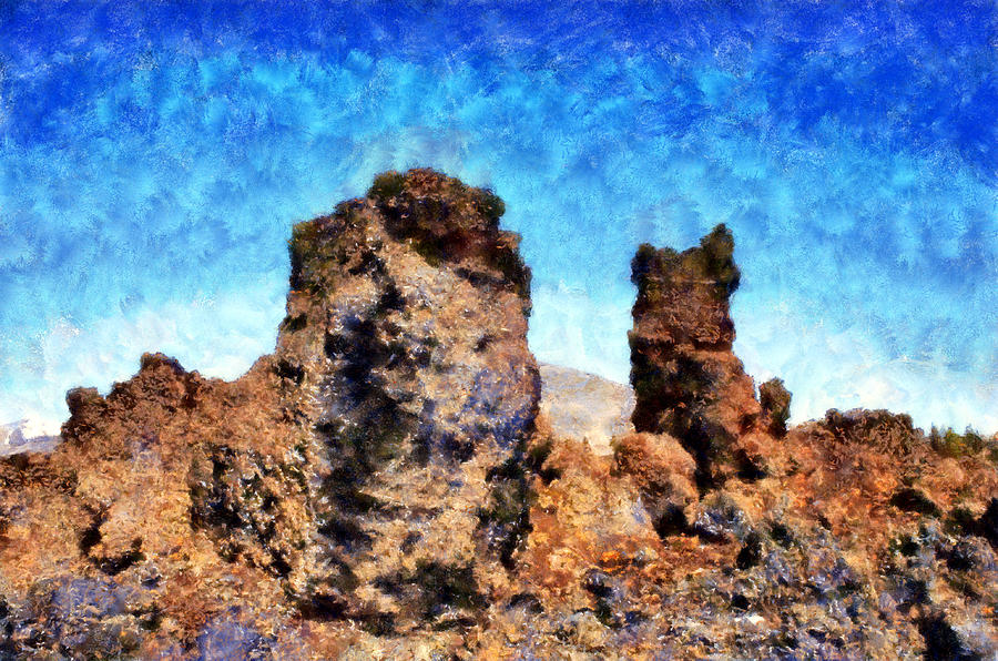 Craters of the Moon Cinder Crags Digital Art by Kaylee Mason