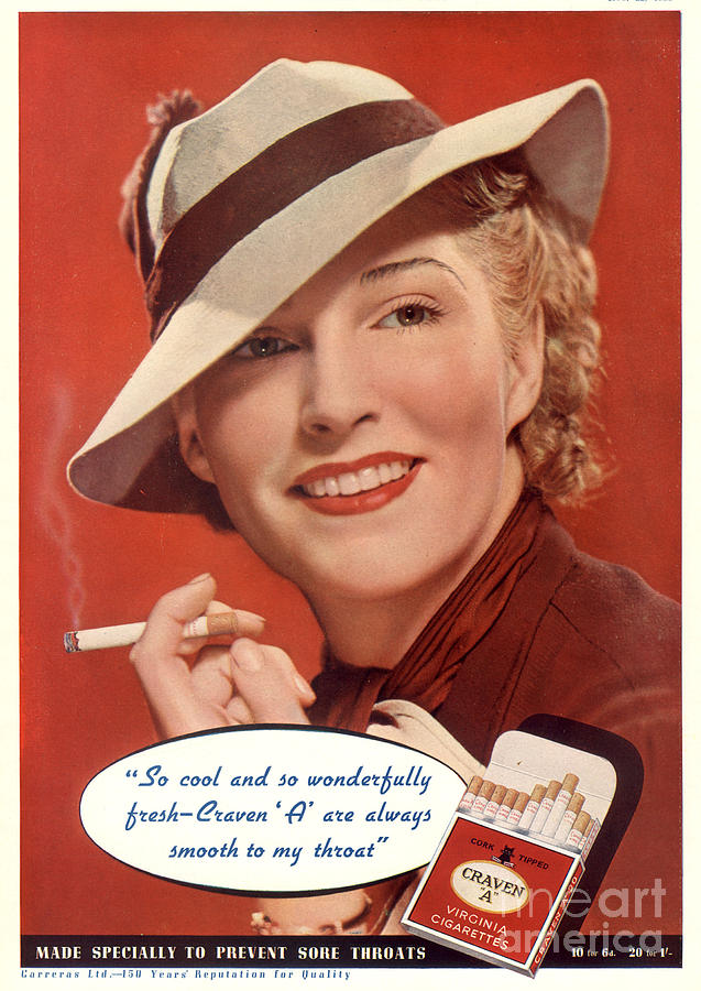 Craven A 1936 1930s Usa Womens Hats by The Advertising Archives