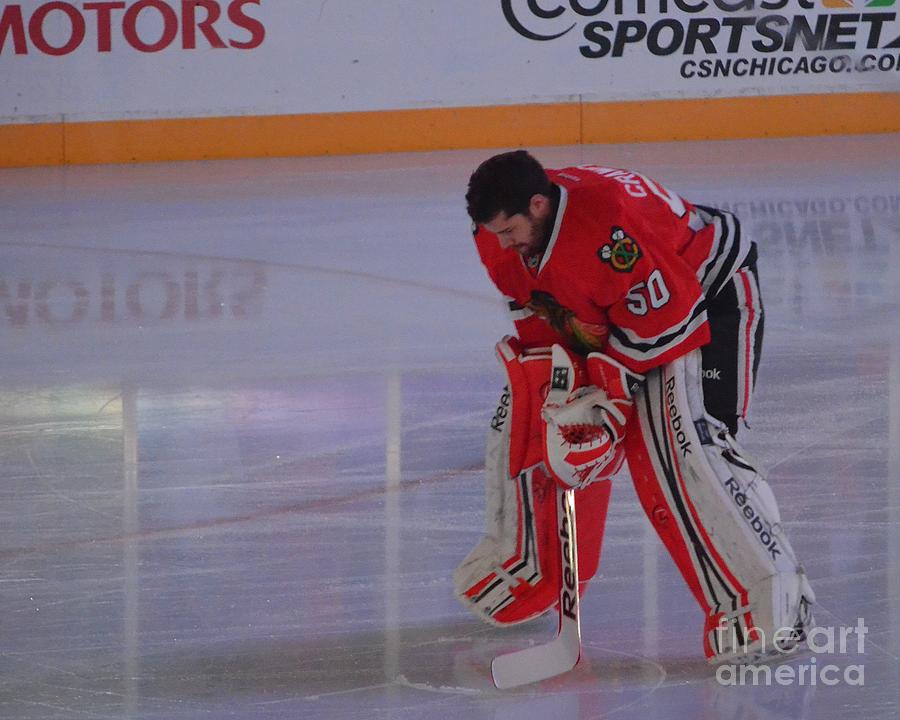 Crawford During the Anthem Photograph by Melissa Jacobsen