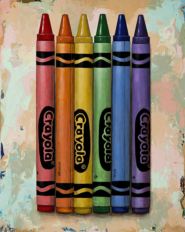 Crayola Painting - Crayola by David Palmer