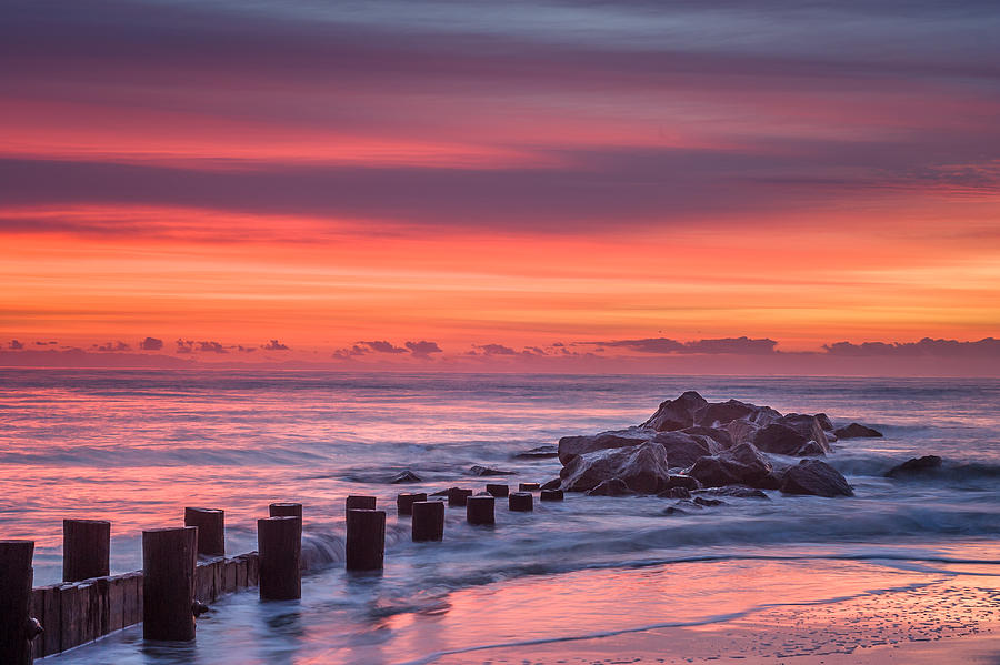 Crayon Sunrise Photograph by Steve DuPree