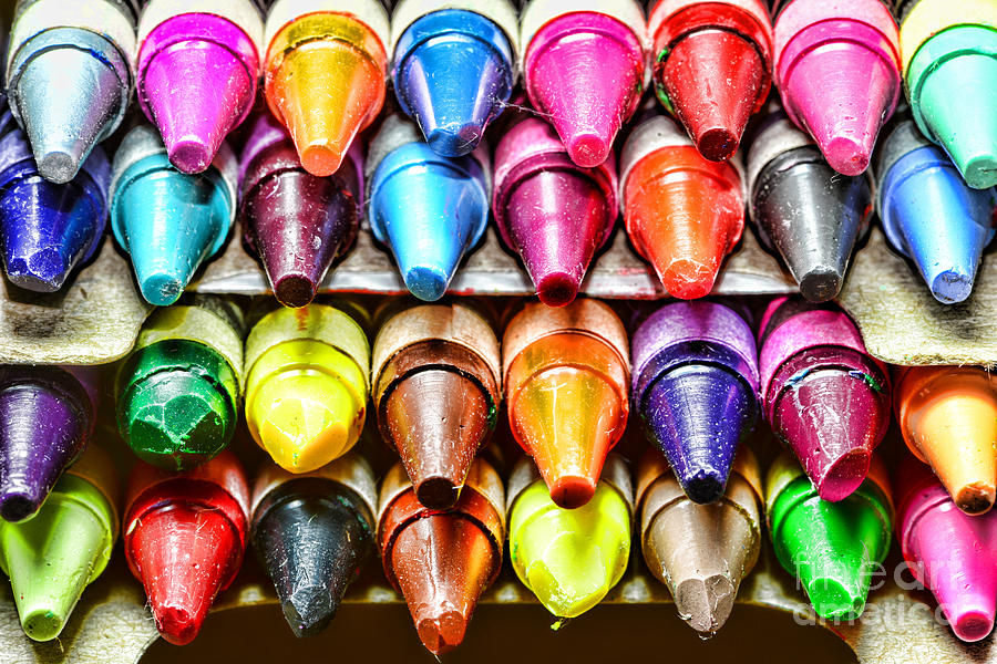Crayon Photograph - Crayons Colors of the Rainbow by Paul Ward