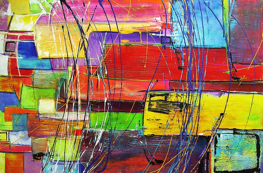 Crazy abstract Painting by Chris Hobel
