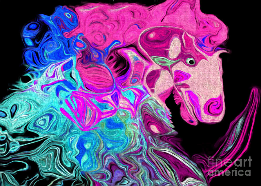 Crazy Horse 4 Digital Art by Andee Design