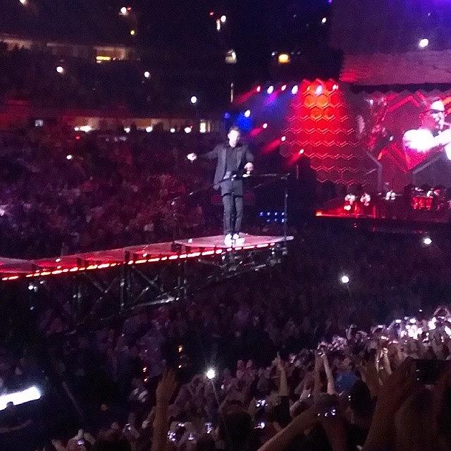 Crazy Hydraulic Stage #justintimberlake Photograph by Jamie Curran