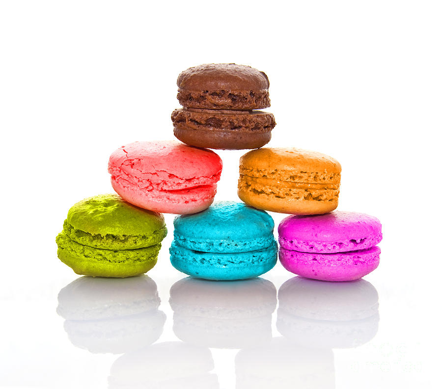 Cookie Photograph - Crazy macarons 2 by Delphimages Photo Creations