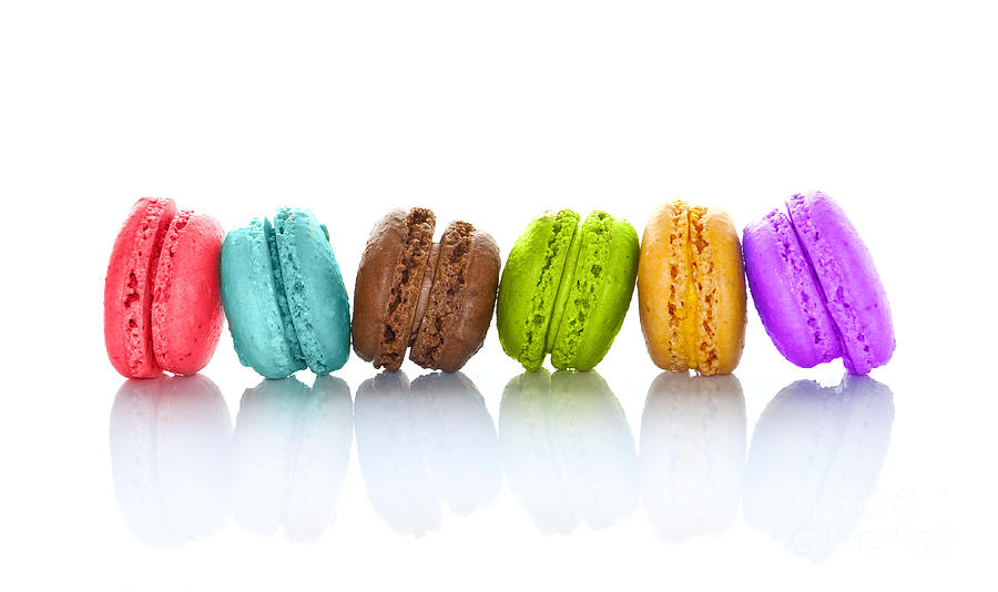 Cookie Photograph - Crazy macarons horizontal by Delphimages Photo Creations