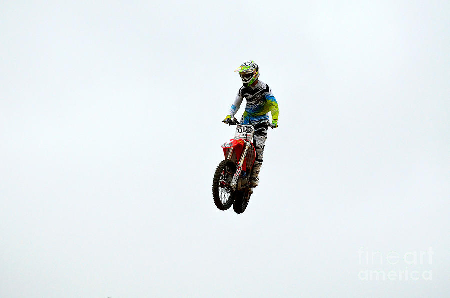 Crazy Motocross Photograph by DejaVu Designs